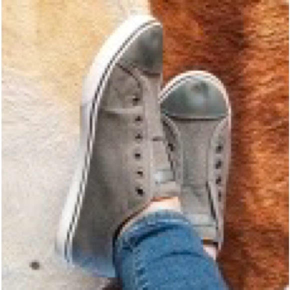 Guess Other - GUESS Women's Charcoal and Red Sneakers